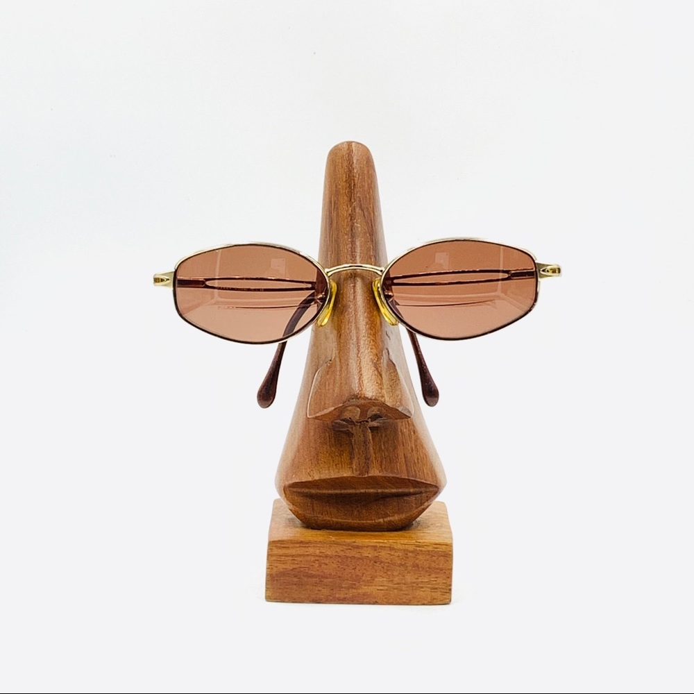 Gemmy Gold Oval Sunglasses Frames